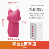 吉祥小炮低温情趣蜡烛SM道具惩罚成入性用品工具滴蜡激情另类房趣套装私处 (滴蜡狐狸款)芭比粉单只装