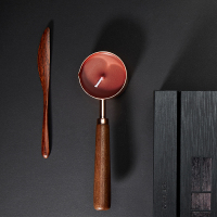 吉祥小炮HEY TEAO黑条 情趣低温滴蜡蜡烛SM调教玩具另类惩罚夫妻激情调情 入门款(红色) 42℃