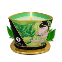 吉祥小炮春画低温按摩香薰蜡烛夫妻前戏调情成人情趣性用品spa推油 异国绿茶170ml