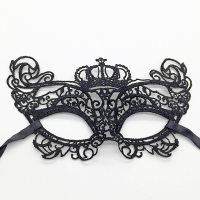 吉祥小炮蕾丝眼罩情趣SM调情半脸面具床上超性感激情诱惑床上情趣用品女 7235[皇冠]蕾丝面罩