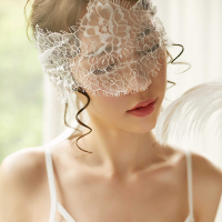 吉祥小炮情趣SM眼罩蕾丝性感面具内衣制服挑逗女激情调情蒙眼丝带另类用品 闪亮款