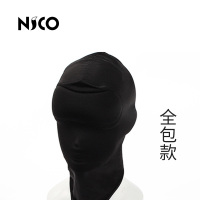 吉祥小炮SM蒙面眼罩面罩套头遮脸漏嘴窒息面具隶男女成人另类调教情趣 头套全包