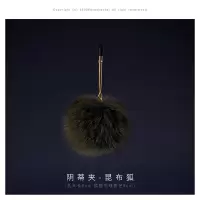 吉祥小炮情趣SM挑逗乳夹阴蒂夹调情刺激狐狸毛夫妻惩罚阴唇夹虐阴女玩工具 阴蒂夹-昆布狐