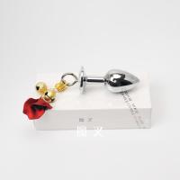 吉祥小炮肛塞灌肠深喉肛门性用品屁眼插入尾巴母狗情趣SM乳夹套装 宫铃花瓣肛塞,小号 (直径2.3cm)