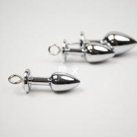 吉祥小炮阴帝夹下体调教阴蒂乳夹惩罚刺激乳头阴夹SM女用k9蝴蝶虐情趣 小号肛塞,单独购买 (尝试不同size)