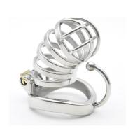 吉祥小炮另类cb控制贞操锁裤jj笼防逃脱锻炼马眼棒情趣性工具SM禁欲快乐器 款式三笼+50卡环