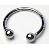 吉祥小炮男用不锈钢金属双珠锁精环阳具环负重环阴茎戒指SM虐阳自慰不夹肉 不可拆C环内径30mm