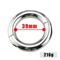 吉祥小炮男用重型金属不锈钢束缚器JJ根部负重环阳具阴茎吊坠刺激 环内径40mm