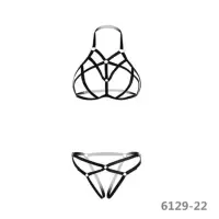 吉祥小炮紧身衣情趣SM捆绑式胸托女王装服装性感火辣可撕衣的衣服激情内衣 6129-22 均码