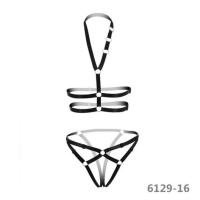 吉祥小炮紧身衣情趣SM捆绑式胸托女王装服装性感火辣可撕衣的衣服激情内衣 6129-16 均码