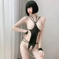 吉祥小炮情趣内衣性感SM制服诱惑套装超仆装激情睡衣肚兜式 [SM调教制服]开裆款 均码