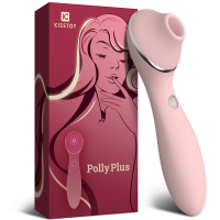 吉祥小炮秒潮Polly波莉二代女用吮吸舌蒂刺激加热自慰器震动棒 波莉二代粉色+小仙女礼包