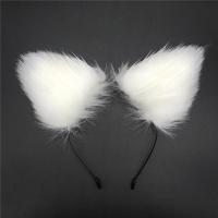 吉祥小炮新手兔尾巴肛塞小小号迷你可爱女用情趣玩具拉珠SM外出可爱猫学生 纯白猫耳朵头箍
