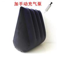 吉祥小炮夫妻床上姿势体位三角枕头辅助性工具靠垫情趣充气房事激情合歡SM 三角爱爱枕+手动充气筒