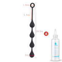 吉祥小炮性用品肛塞后庭高潮拉珠超大超长外出SM学生肛门女用情趣小号菊花 水滴拉珠小号