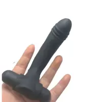 吉祥小炮指套手指套震动调情趣男用les女性专用狼牙女性自慰玩具高潮 G点黑