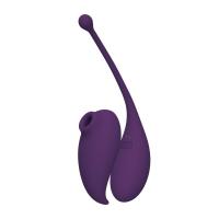 吉祥小炮女用穿戴摇控远程app震动按摩舔吸阴蒂刺激情趣跳蛋自慰成人用品 深紫色