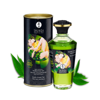 吉祥小炮春画热感按摩精油私处推油情趣用具夫妻高潮性用品激情调情 有机绿茶100ml