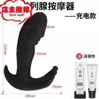 前列腺按摩器男震动肛塞g肛门高潮外出后庭男用GAY菊花情趣用具欢乐小鸟 天蝎前列腺充电款+润滑剂男用后庭