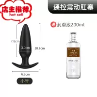 无线遥控后庭肛门塞扩张器屁眼刺激高潮菊花外出穿戴男女性用品欢乐小鸟 遥控震动肛塞[小号]送 润滑剂200ml男用后庭