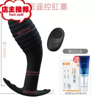 遥控震动肛塞前列按摩器后庭高潮小号外出佩戴自慰情趣女男性用品欢乐小鸟 [遥控款 充电大号]送油+湿巾男用后庭
