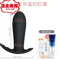 遥控震动肛塞前列按摩器后庭高潮小号外出佩戴自慰情趣女男性用品欢乐小鸟 [非遥控 充电小号]送油+湿巾男用后庭