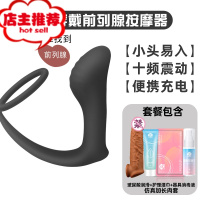 前列腺按摩自尉器男用品GAY自插肛门塞后庭玩具硅胶肛塞性同性恋欢乐小鸟 前列腺按摩器[普通款](充电_10频震动男用后庭