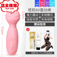 小号AV震动棒女性系列自慰器女用私处按摩高潮电动振动爱V性玩具欢乐小鸟 塔莉AV棒+送润滑油+性感开裆丝袜