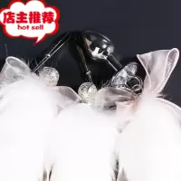 金属猫狗尾巴外出女后庭狐狸尾巴肛塞肛门玩具sm情趣性用品小欢乐小鸟 狐狸尾巴丝带肛塞(粉色)+乳夹手动后庭塞