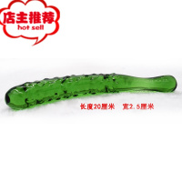 女性自慰器情趣性用品黄瓜茄子玻璃水晶透明高潮棒夫妻成人肛塞欢乐小鸟 黄瓜+送润滑液+清洁湿巾手动后庭塞