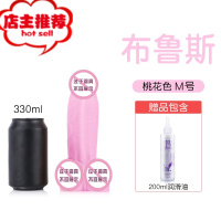 超大粗拳交逼真阳具仿真假阴茎女用自慰器后庭菊花扩张肛塞性用品欢乐小鸟 布鲁斯-桃花色M号+200毫升油手动后庭塞