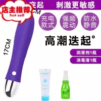 成人女性用品震动按摩棒高潮变频可插入私处女生自慰器振动棒欢乐小鸟 小Q紫色送润滑油+清洗液双点刺激震动棒