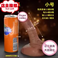 仿真迷你小号逼真肉感阳具超软硅胶超大号假阴茎特粗种马女性用品欢乐小鸟 亚洲男性尺寸小号3.5厘米粗13厘米仿真器具