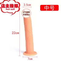 大小号柔软液态硅胶仿真阳具假阴茎自慰棒女用品性用具情趣女性欢乐小鸟 肉色中号仿真器具