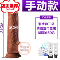 女用仿真阳具自慰器插入成人用品阳具充电震动阴茎巨无霸超大欢乐小鸟 手动款送润滑+湿巾+润滑油60G仿真器具