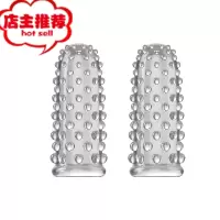情趣用具夫妻高潮女用自慰器手指套性用品女性系列私处专用qr欢乐小鸟 指尖抠指套 2只装增大延时器具