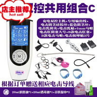 电击套装情趣棒另类sm刑具调教男用马眼棒肛塞女用电击夹子欢乐小鸟 充电双控共用组合CSM