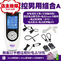 电击套装情趣棒另类sm刑具调教男用马眼棒肛塞女用电击夹子欢乐小鸟 充电双控男用组合ASM