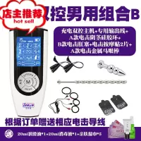 电击套装情趣棒另类sm刑具调教男用马眼棒肛塞女用电击夹子欢乐小鸟 充电双控男用组合BSM