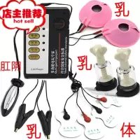 情趣sm男女用电击乳夹乳贴片吸乳器肛塞插马眼尿道阳具阴茎环套装欢乐小鸟 肛塞4贴片+吸乳+硅胶乳贴+乳夹SM