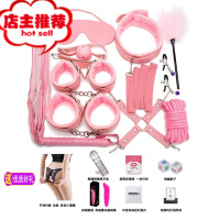 sm道具套装情趣女用具调教男用品十件套捆绑束缚工具调情床上狗奴欢乐小鸟 少女粉[10件套]送[7]件优质SM