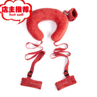SM情趣椅子强制分腿带绳束缚带捆绑器女奴另类性玩具体位辅助欢乐小鸟 分腿带-红色胶带绳子
