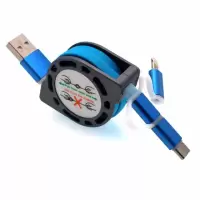Type-c数据线三合一华为p9伸缩手机多用多头一拖三多功能充电器