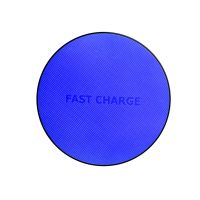 手机无线充电器iPhone11/X 华为无线充电器小米无线充 手机万能充|蓝色 高配款合金外壳+快充+苹果手机接收器