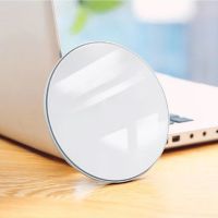 苹果XS无线充电器iPhone11XRX8p专用华为mate30小米10三星S10|玻璃款镜面底座[白色10W+快充线]