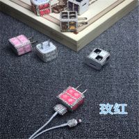 苹果6手机充电器数据线套装iPhone7plus/5s/6s/x充电头ipad线通用|玟红 充电器+苹果充电线