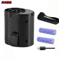 F12挂腰芭蕉风扇充电大风力便携USB学生户外风扇解放双手夹扇