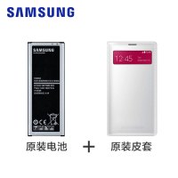 三星Note4电池原装SM-N9100N9106N9108V910|+7元(送)原装小窗皮套[白]