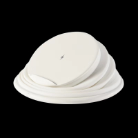 手机无线充电器小台灯苹果华为三星安卓通用床头桌面个性logo定制|乳白色