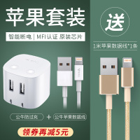 公牛自动断电充防过充充电头适用苹果11pro手机ipad充电|[公牛防过充+公牛苹果数据线]+苹果数据线